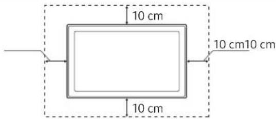 SAMSUNG UE43NU6025K - Ausreichende Belüftung Ihres Geräts - 2