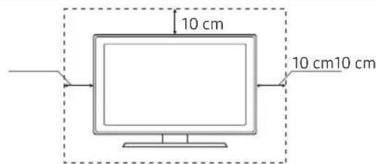 SAMSUNG UE55NU6035K - Ausreichende Belüftung Ihres Geräts - 1