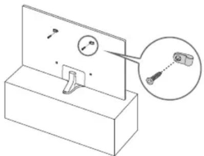 SAMSUNG UE50RU7455U - Precauciones para evitar la caída del televisor - 1