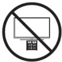 SAMSUNG UE50RU7455U - Précautions de sécurité : Fixer le téléviseur au mur pour éviter toute chute - 1