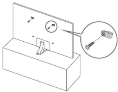 SAMSUNG UE50RU7455U - Verwenden des Kippschutzes - 1