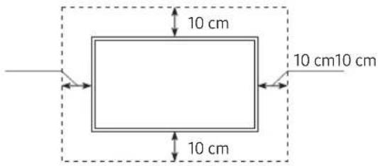 SAMSUNG UE50RU6025K - Sørg for korrekt ventilation til dit tv - 2