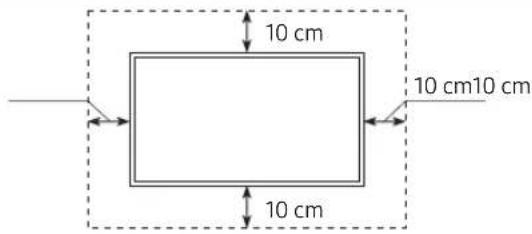 SAMSUNG UE55RU6025K - Ventilation adaptée de votre téléviseur - 2