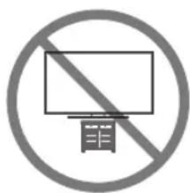 SAMSUNG UE55NU7455U - Précautions de sécurité : Fixer le téléviseur au mur pour éviter toute chute - 1