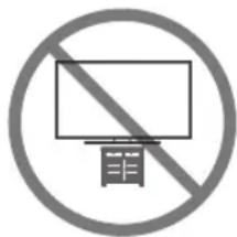 SAMSUNG UE65NU8055T - Precaução de segurança: Fixação do televisor à parede de modo a evitar quedas - 1