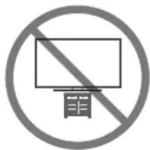 SAMSUNG UE65NU8055T - Precauciones de seguridad: Sujeción del televisor a la pared para evitar que se caiga - 1