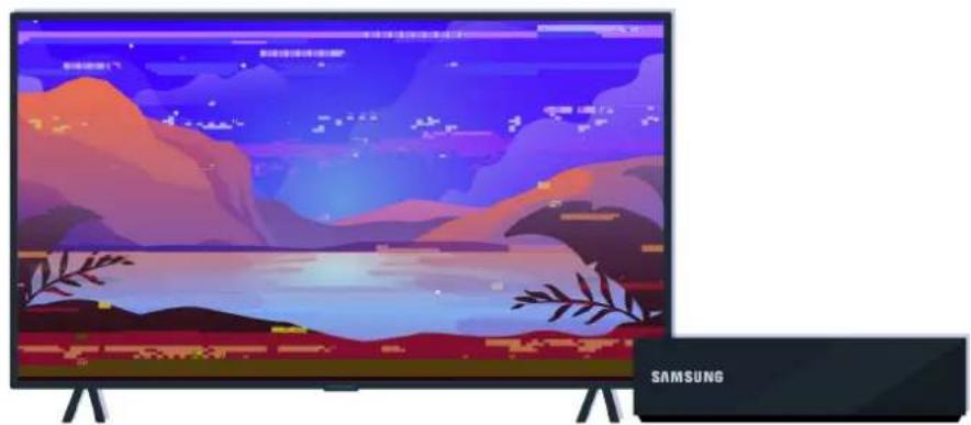 SAMSUNG QE55Q90TAL - Lorsque le téléviseur ne se connecte pas correctement à un apparéil externe - 1