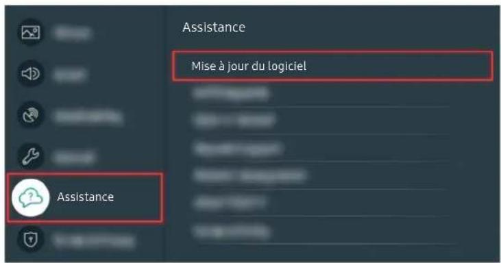 SAMSUNG QE55Q90TAL - Mise à jour du logiciel du téléviseur - 2