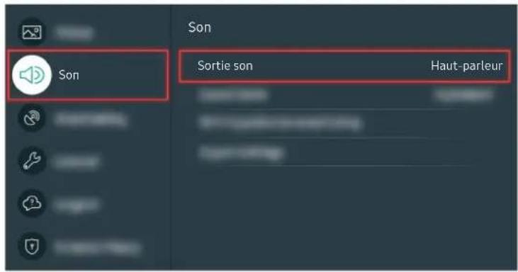 SAMSUNG QA43LS01TBU - Lorsque le téléviseur est muet ou déforme le son - 5
