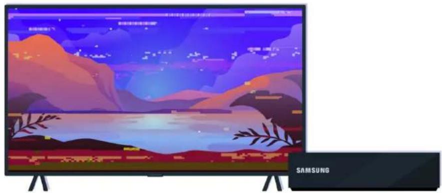 SAMSUNG QA43LS01TBU - Lorsque le téléviseur ne se connecte pas correctement à un appareil externe - 1