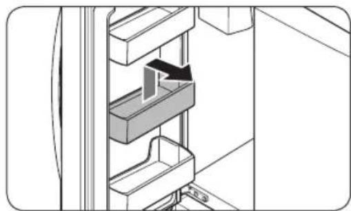 SAMSUNG RF28T5A01SR - Bacs de la porte - 2
