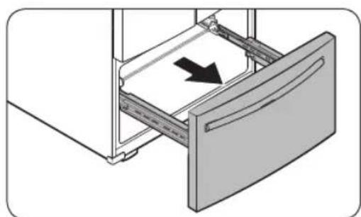 SAMSUNG RF28T5A01SR - To detach the freezer drawer - 4