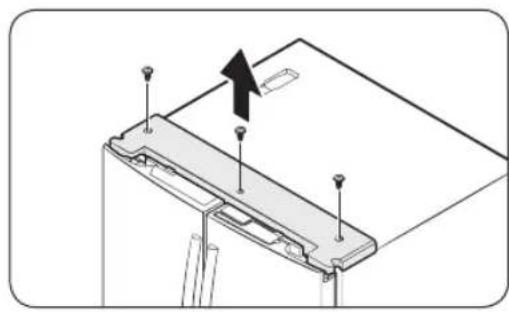 SAMSUNG RF28T5A01SR - Detach the fridge doors - 1