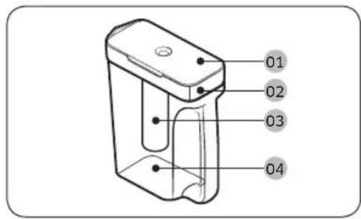 SAMSUNG RF28T5A01SR - Pichet à eau (Pichet à replissage automatique) (modèles applicables uniquement) - 1