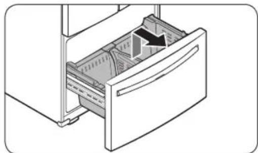 SAMSUNG RF28T5A01SR - Bac inférieur - 1