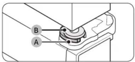 SAMSUNG RF28T5A01SR - To adjust the height of a door - 2