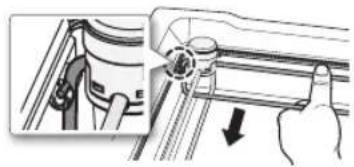 SAMSUNG RF28JBEDBSG - Pour retirer la grille de séparation et la plaque métallique de refroidissement du tiroir Flex zone - 3