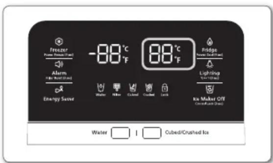 SAMSUNG RF28JBEDBSG - Control de la temperatura del refrigerador - 1