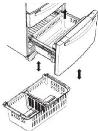SAMSUNG RF28JBEDBSG - Cajón del congelador - 1
