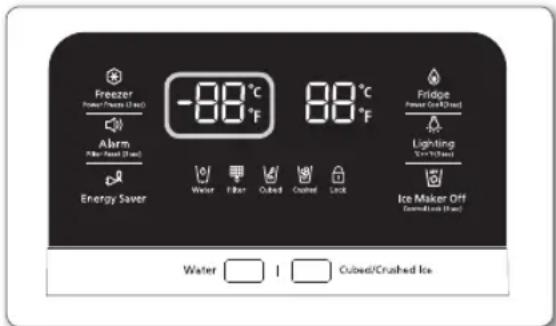 SAMSUNG RF28JBEDBSG - Control de la temperatura del congelador - 1