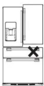 SAMSUNG RF28JBEDBSG - LEGERS RÉGLAGES AU Niveau DE LA PORTE ET DE LA PORTE INTÉRIEURE - 1