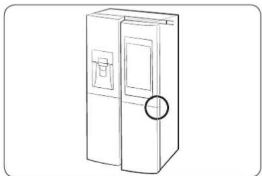 SAMSUNG RF28K9580SR - To adjust the height of a door - 1