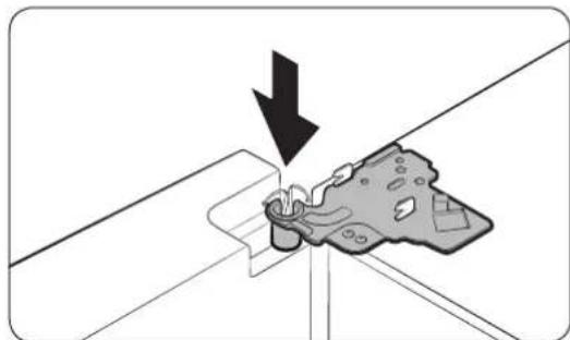 SAMSUNG RF28K9580SR - Re-attaching the fridge doors - 2