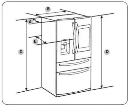 SAMSUNG RF28NHEDBSG - Espacio libre - 1