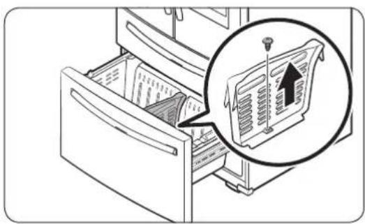 SAMSUNG RF28NHEDBSG - Grille de séparation du bac du congélateur - 1