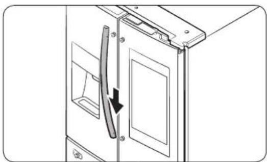 SAMSUNG RF28NHEDBSG - STEP 6 Attach the handles - 4