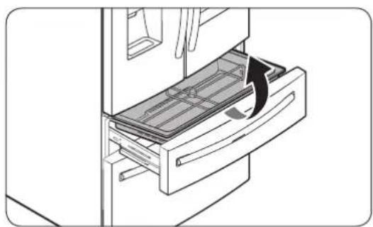 SAMSUNG RF28NHEDBSG - Cesta FlexZone™ - 1