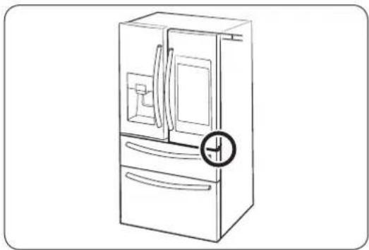 SAMSUNG RF28NHEDBSG - PASO 5 Ajuste la altura de la puerta - 2