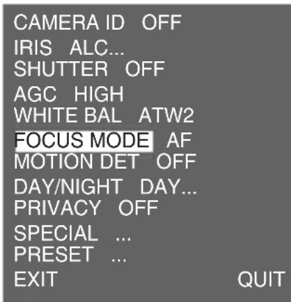 SAMSUNG SCCC4235P - FOCUS MODE - 1