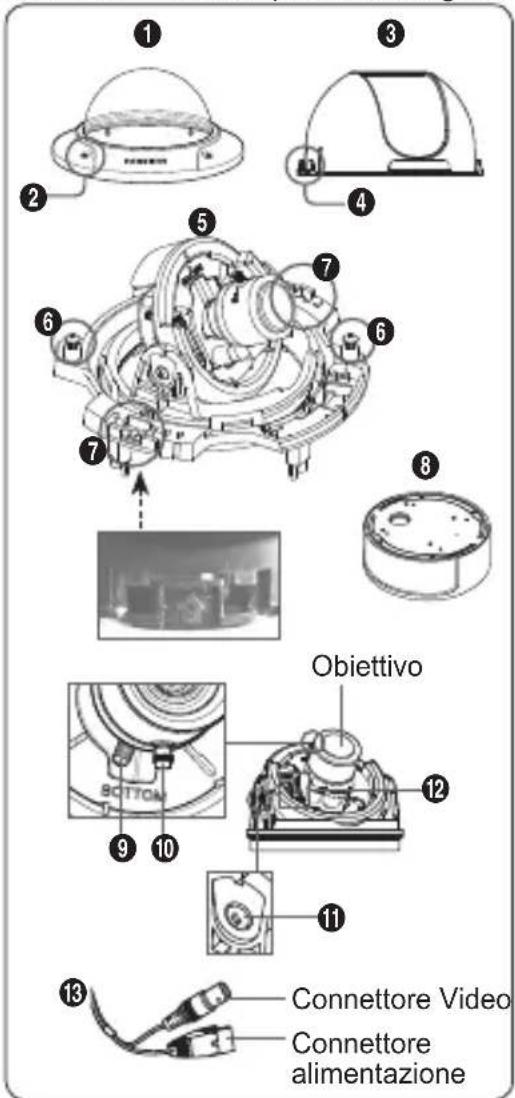SAMSUNG SCCB5394P - Componenti della telecamera - 1