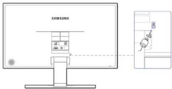 SAMSUNG S27E360F - 1.3.5防盗锁 - 1