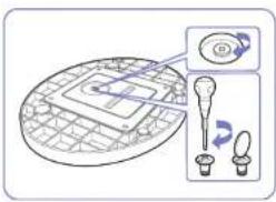 SAMSUNG S24D332H - Fixation du socle - 5