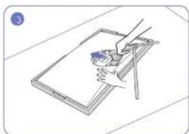 SAMSUNG U32R594CWU - Fixation du socle - 3
