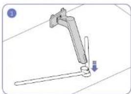SAMSUNG U32R594CWU - Fixation du socle - 1