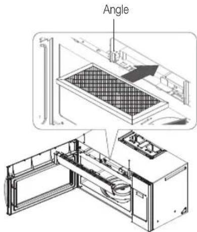 SAMSUNG ME19R7041FG - REEMPLACEMENT DU FILTRE À CHARBON - 2