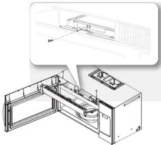SAMSUNG ME19R7041FG - REPLACING THE OVEN LIGHT - 1