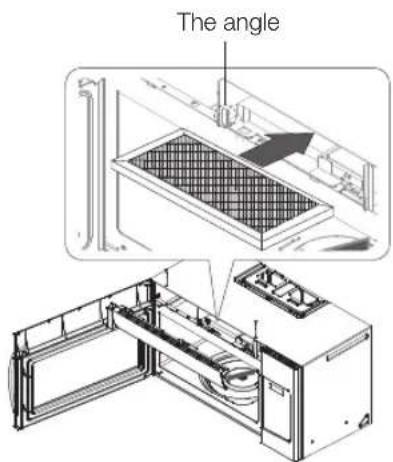 SAMSUNG ME19R7041FG - REPLACING THE CHARCOAL FILTER - 2