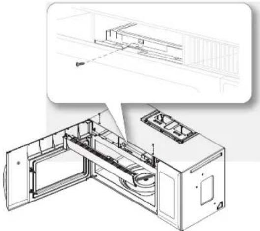 SAMSUNG ME21K6000AS - REPLACEMENT DE L'AMPOULE DE LA SURFACE DE CUISSON/VEILLEUSE - 2