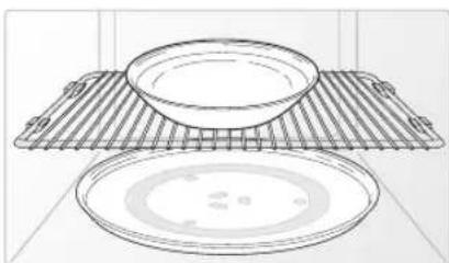 SAMSUNG ME21K6000AS - METAL SHELF - 3