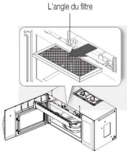 SAMSUNG ME21K6000AS - REEMPLACEMENT DU FILTRE À CHARBON - 1