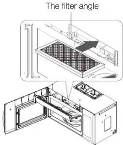 SAMSUNG ME21K6000AS - REPLACING THE CHARCOAL FILTER - 2