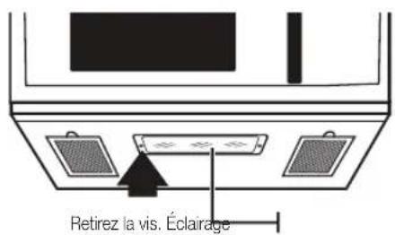 SAMSUNG ME19R7041FS - REEMPLACEMENT DE L'AMPOULE DE LA SURFACE DE CUISSON/VEILLEUSE - 1