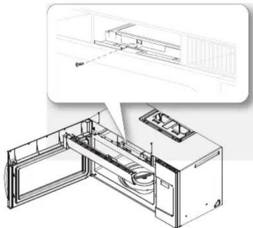 SAMSUNG ME19R7041FS - REPLACING THE OVEN LIGHT - 1