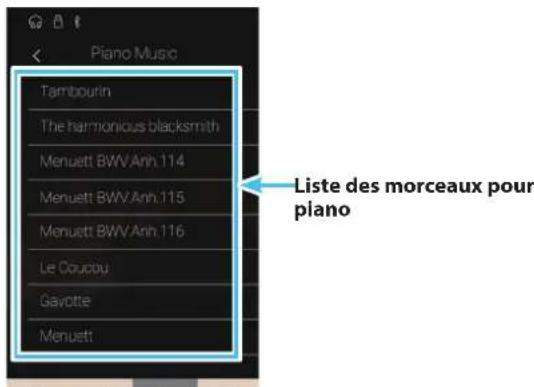 KAWAI Novus NV10 - ■ Sélectionner un morceau pour piano - 1
