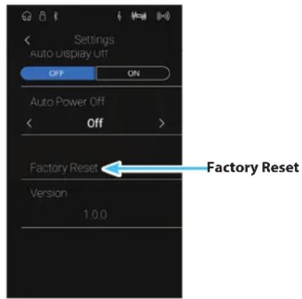 KAWAI Novus NV10 - ■ Restaurer les réglages d'usine - 1