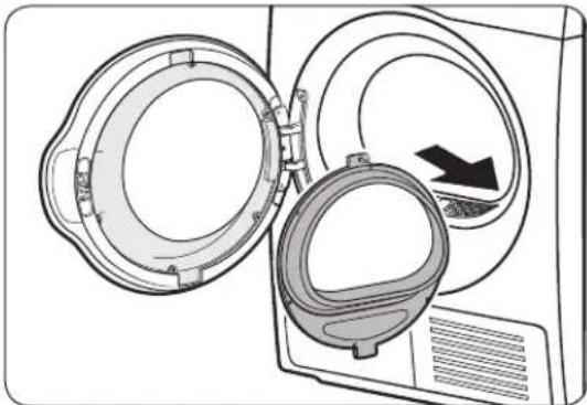 SAMSUNG DV22N6800HW - Changement de position de la porte - 3
